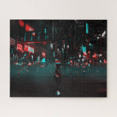 Puzzle Cyber-ville sombre (Horizontal)