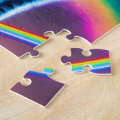 Puzzle Cyberpunk futuriste World Space Colorée Chat (Côté)