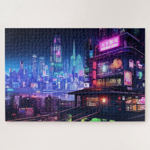 Puzzle Cyberpunk Tokyo Ramen House