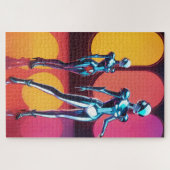 Puzzle Cyborg Party Girls III (Horizontal)