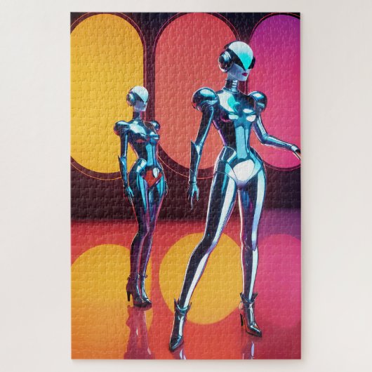 Puzzle Cyborg Party Girls III (Vertical)