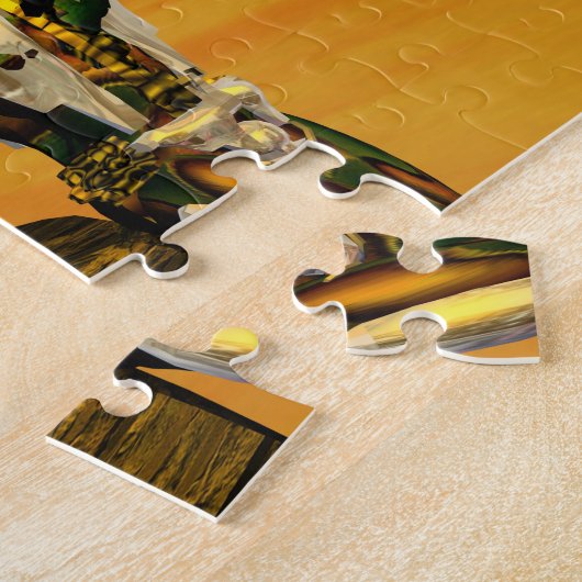 Puzzle CYBORG TITAN, DÉSERT HYPERION Science-fiction Scif (Côté)