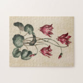 Puzzle Cyclamen végétal vintage (Horizontal)