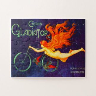 Puzzle Cycles Gladiator Affiche publicitaire vintage de c