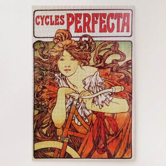 Puzzle Cycles Perfecta d'Alphonse Mucha (Vertical)