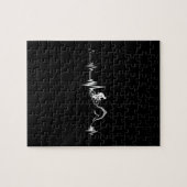 Puzzle Cyclisme Heartbeat Course Vélo de montagne Vélo (Horizontal)