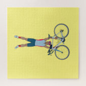 Puzzle Cycliste Levage d'un vélo (Horizontal)