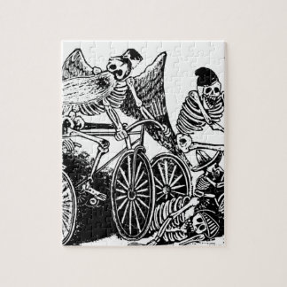 Puzzle Cyclistes squelettiques par José Guadalupe Posada