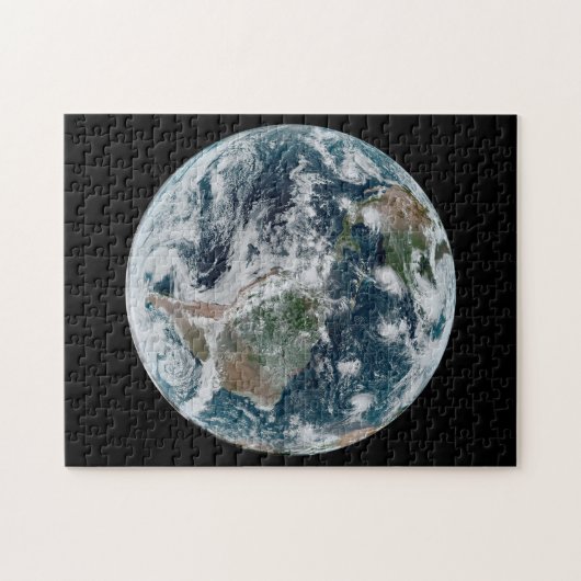 Puzzle Cyclones tropicaux - Vue spatiale Hémisphère occid (Horizontal)