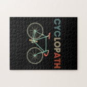Puzzle Cyclopath Bicyclette amusant Humour cycliste (Horizontal)