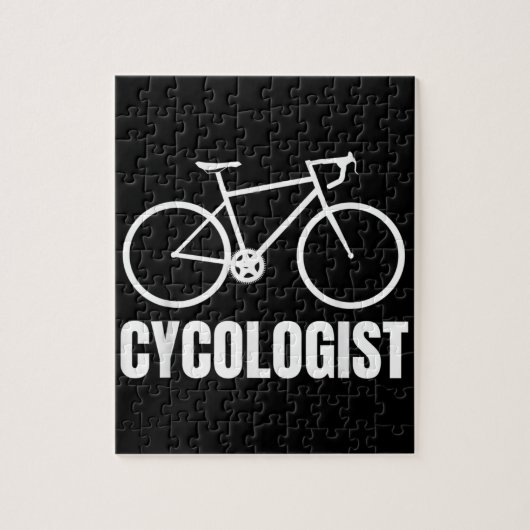 Puzzle Cycologiste Funny Vélo cadeau (Vertical)