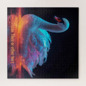 Puzzle Cygne adorable pour n'importe quelle occasion (Horizontal)