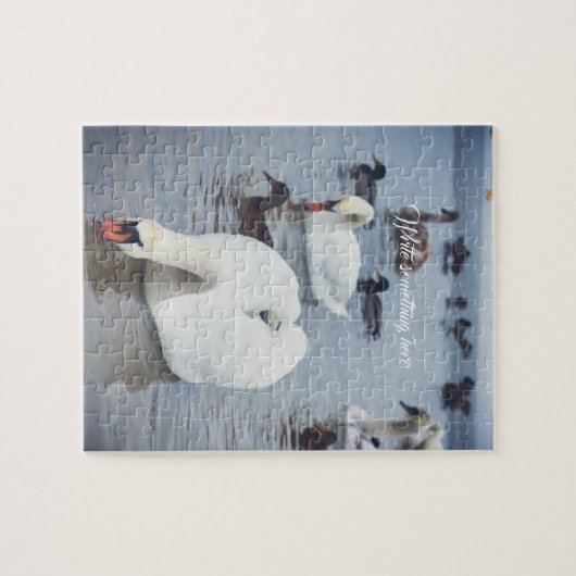 Puzzle Cygne blanc (Horizontal)