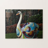 Puzzle Cygne coloré (Horizontal)