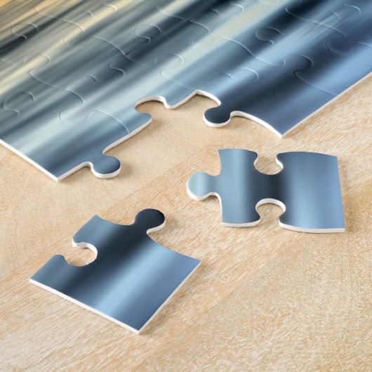 Puzzle Cygne et coucher de soleil Beau serein (Côté)