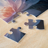 Puzzle Cygne magique imaginaire minuit nénuphars (Côté)