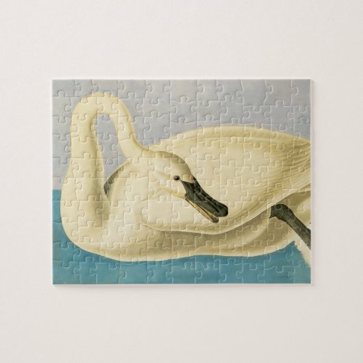 Puzzle Cygne trompette par John James Audubon, Oiseau Vin (Horizontal)
