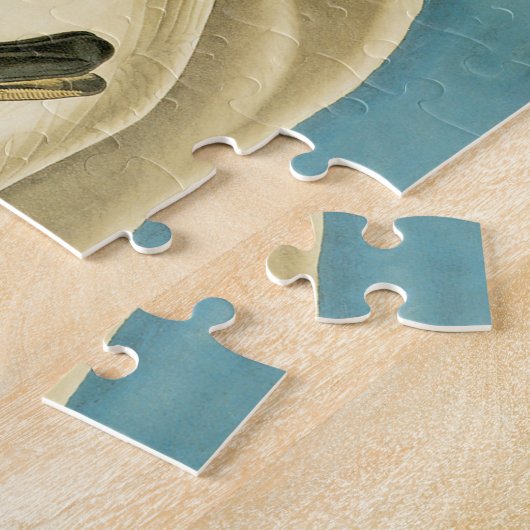 Puzzle Cygne trompette par John James Audubon, Oiseau Vin (Côté)