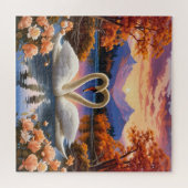 Puzzle Cygnes blancs (Horizontal)