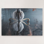 Puzzle Cygnes ensemble pour toujours (Horizontal)