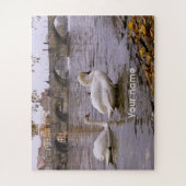 Puzzle Cygnes et pont Charles à Prague (Vertical)
