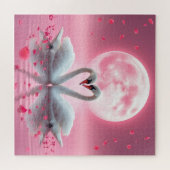 Puzzle Cygnes sur un lac (Horizontal)