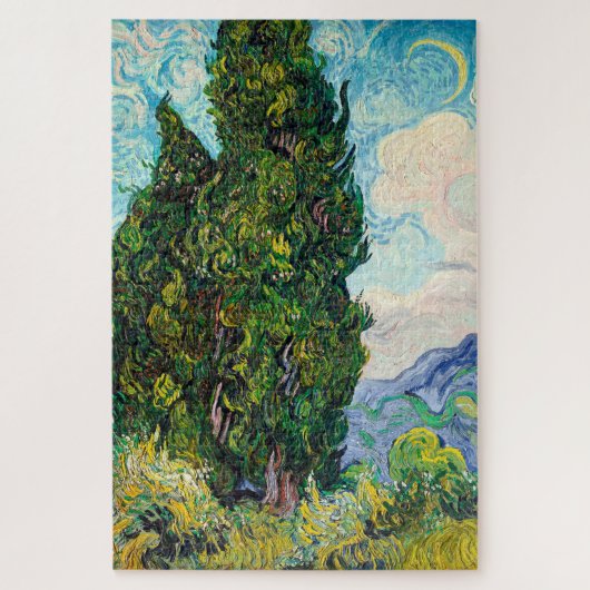 Puzzle Cyprès de Vincent Van Gogh Beaux-Arts (Vertical)