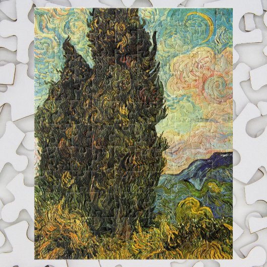 Puzzle Cyprès par Vincent van Gogh
