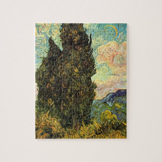 Puzzle Cyprès par Vincent van Gogh (Vertical)