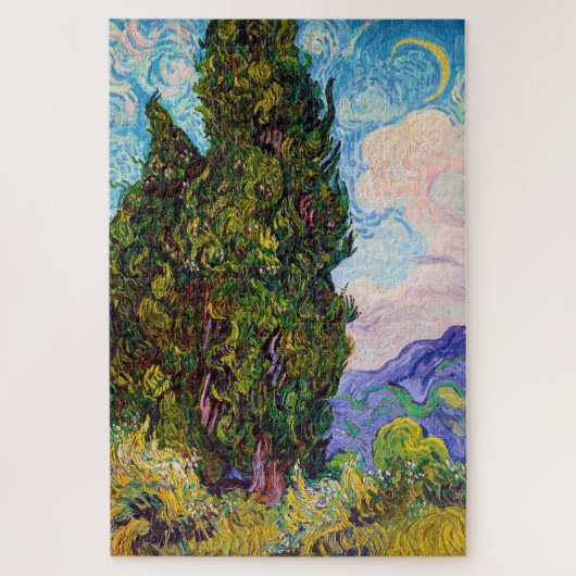 Puzzle Cyprès, Van Gogh (Vertical)