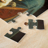 Puzzle Da vinci originale peinture Dame avec une Ermine (Côté)