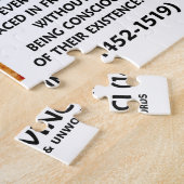 Puzzle Da Vinci Peintre Pratique Oeil Raison Miroir Citat (Côté)