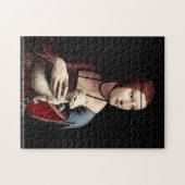 Puzzle Da Vinci - portrait de Madame avec la hermine (Horizontal)