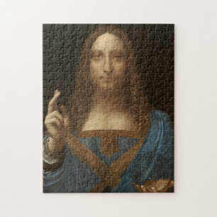 Puzzle Da Vinci, Sauveur du Monde, Salvator Mundi