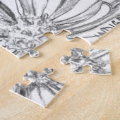 Puzzle d'abeilles de miel Puzzles d'art de fleurs  (Côté)