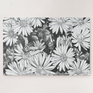 Puzzle d'abeilles de miel Puzzles d'art de fleurs