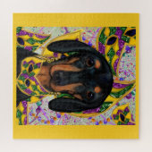 Puzzle Dachshund (Horizontal)