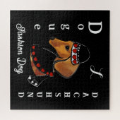 PUZZLE DACHSHUND        (Horizontal)