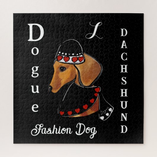 PUZZLE DACHSHUND        (Vertical)