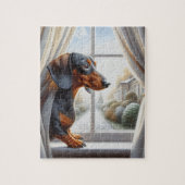 Puzzle Dachshund (Vertical)