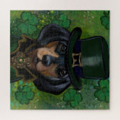 Puzzle Dachshund  (Horizontal)