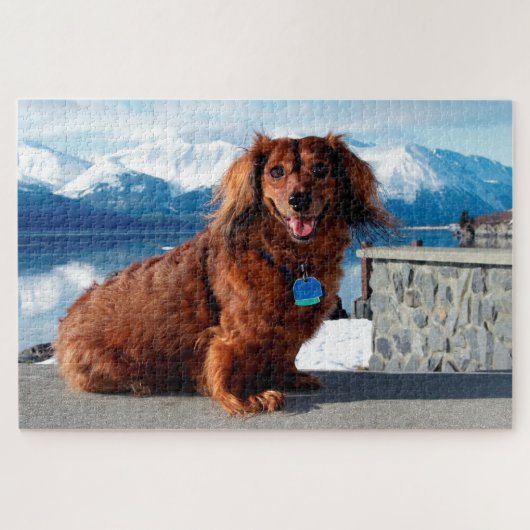 Puzzle Dachshund (Horizontal)