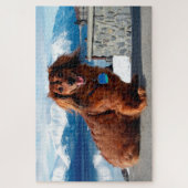 Puzzle Dachshund (Vertical)