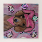 Puzzle Dachshund (Horizontal)