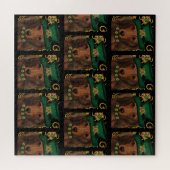 Puzzle Dachshund à poil long rouge (Horizontal)