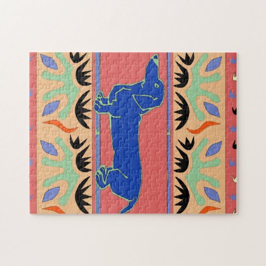 Puzzle Dachshund abstrait (Horizontal)