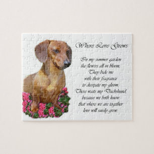 Puzzle Dachshund Art Don