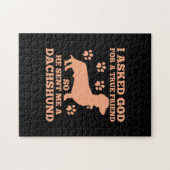Puzzle Dachshund Est Mon Vrai Ami (Horizontal)
