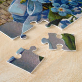 Puzzle Dachshund et Forget-Me-Nots (Côté)