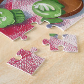 Puzzle Dachshund Gîtes : Noël festif (Côté)